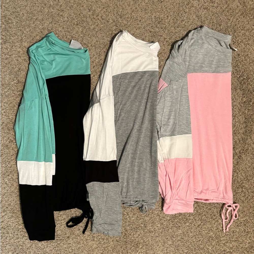 BUNDLE! 3 long sleeve shirts. Very comfortable, size Large. Great deal!